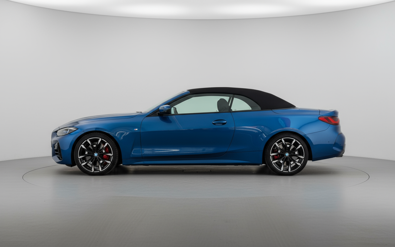 Rent BMW 430I Convertible 2025 Blue 27574BB or similar