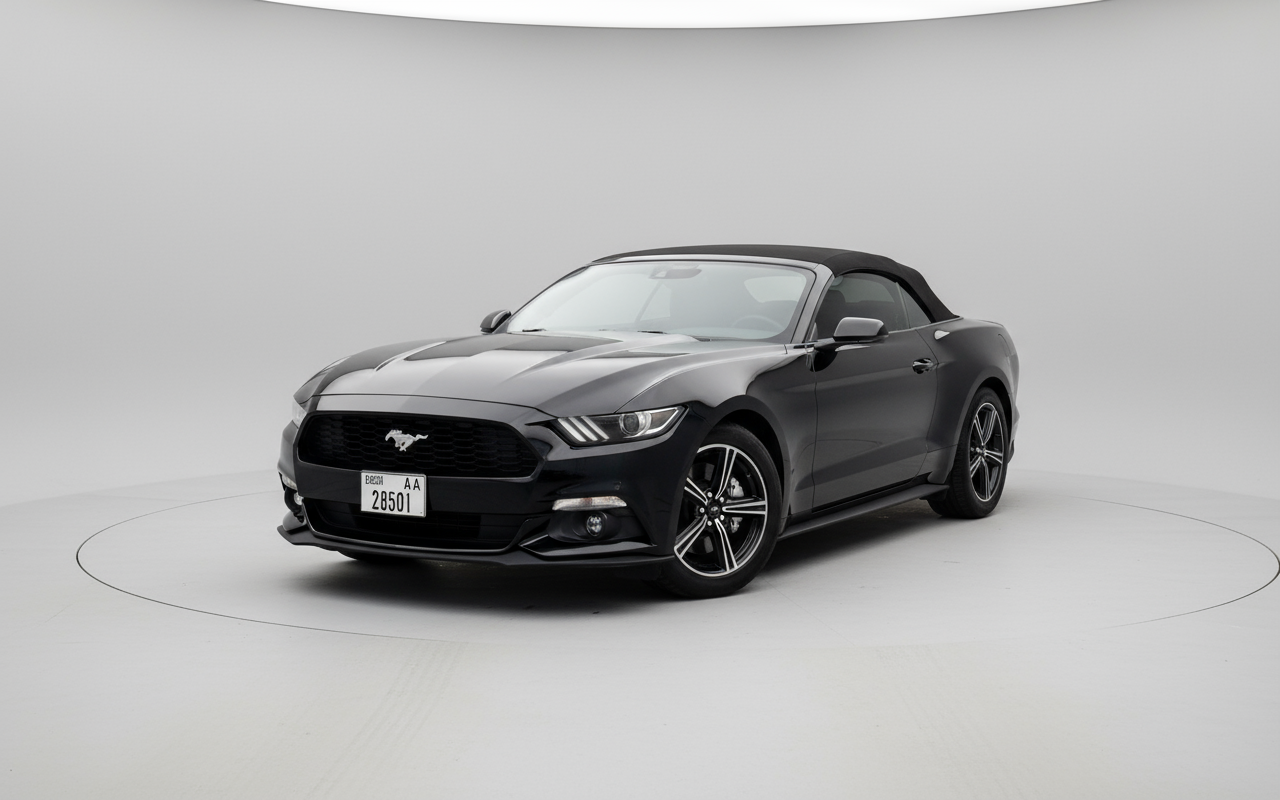 Rent Ford Mustang Convertible 2024 Black 28501AA or similar