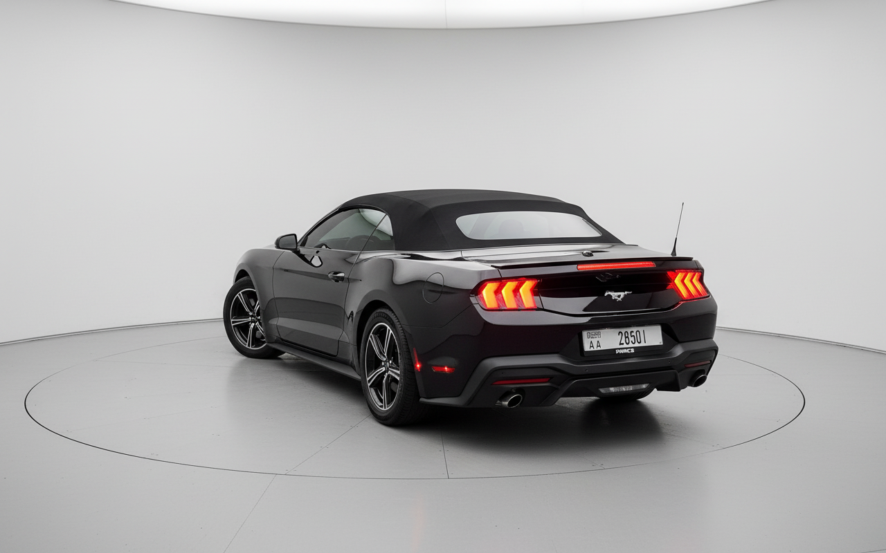 Rent Ford Mustang Convertible 2024 Black 28501AA or similar
