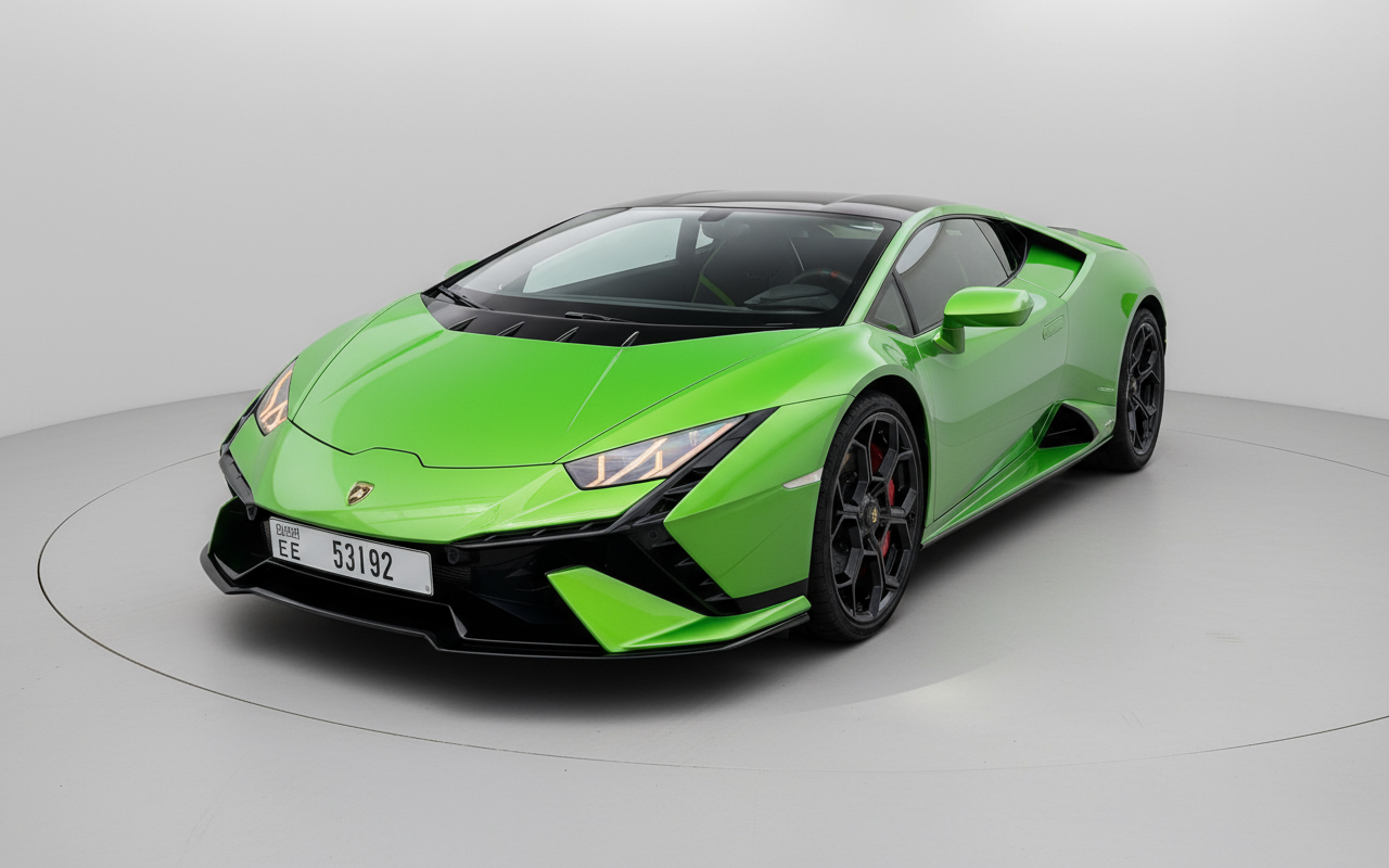 Rent Lamborghini Huracan Tecnica 2023 Green 53192EE or similar