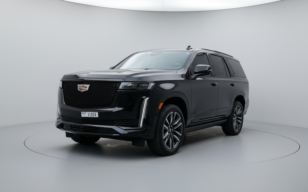 Cadillac Escalade 2024 Black – Luxury SUV Rental Dubai
