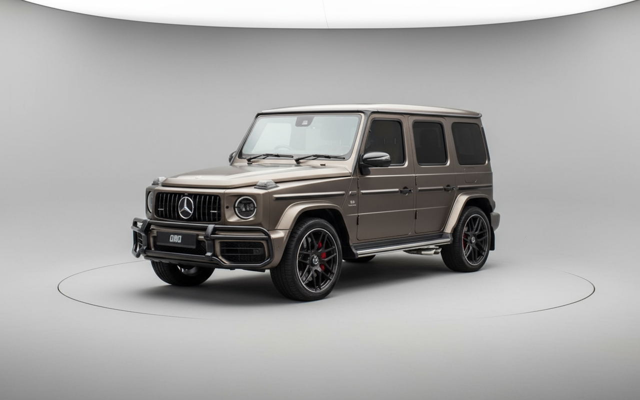 Mercedes-Benz G63 2023 Matte Champagne – Luxury SUV Rental Dubai
