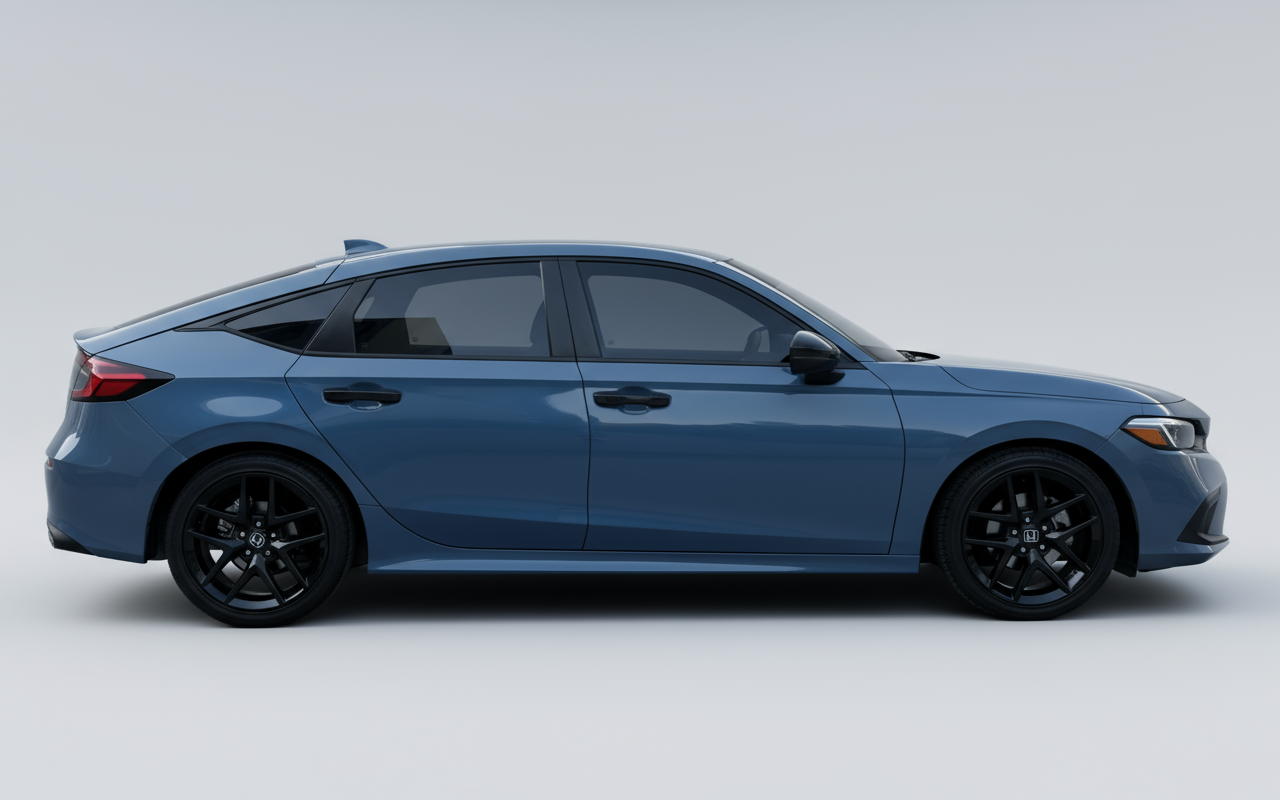 Rent Honda Civic Sport 2022 Light Blue or similar DRD Car Rental LLC