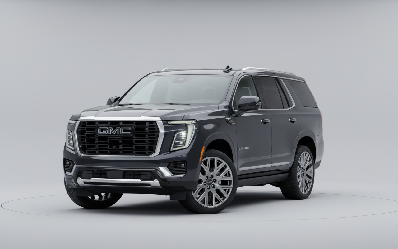 GMC Yukon Denali 2025 Black – Luxury SUV Rental Dubai