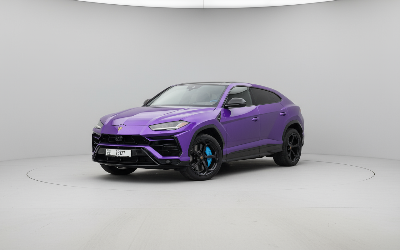 Lamborghini Urus 2022 Maroon – Luxury SUV Rental Dubai