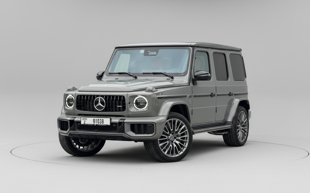 Mercedes-Benz G63 2025 Grey – Luxury SUV Rental Dubai