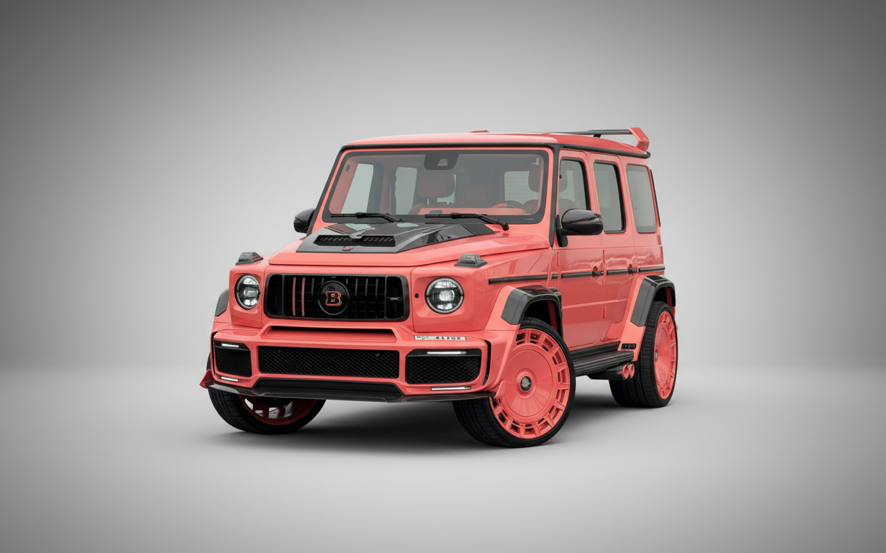 Mercedes-Benz Brabus G900 2025 Orange – Luxury SUV Rental Dubai