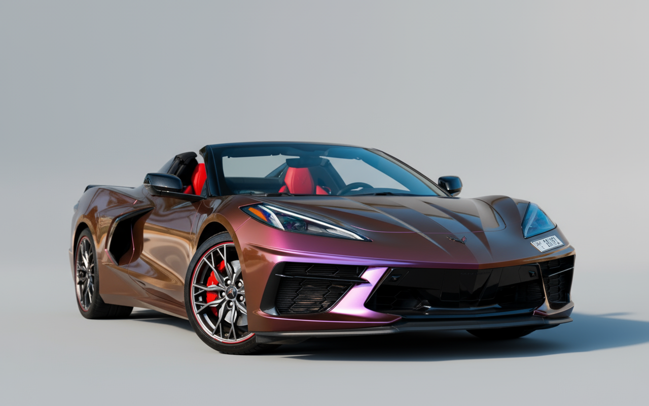 Rent Corvette C8 Stingray 2023 Maroon or similar DRD Car Rental LLC