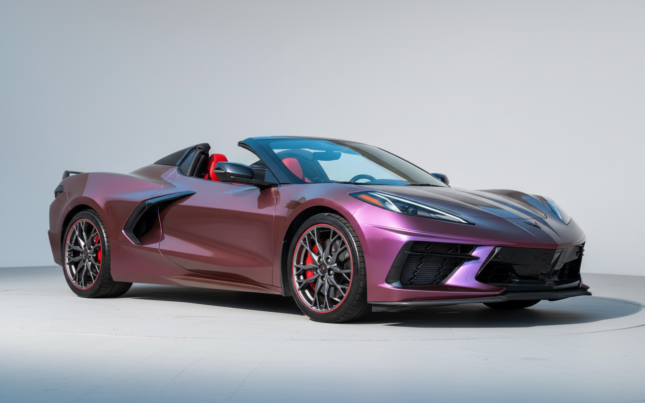 Rent Corvette C8 Stingray 2023 Maroon or similar DRD Car Rental LLC