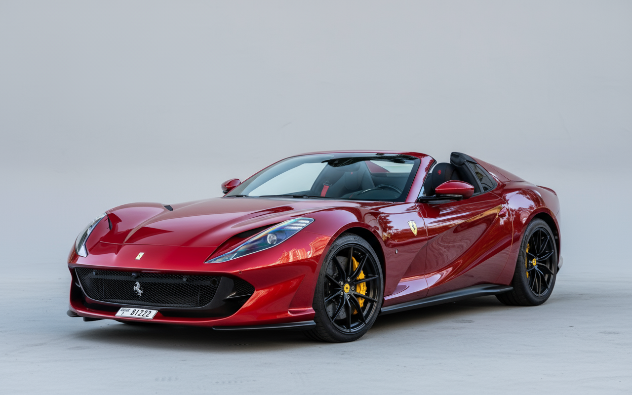 Rent Ferrari 812 GTS 2023 Red or similar DRD Car Rental LLC
