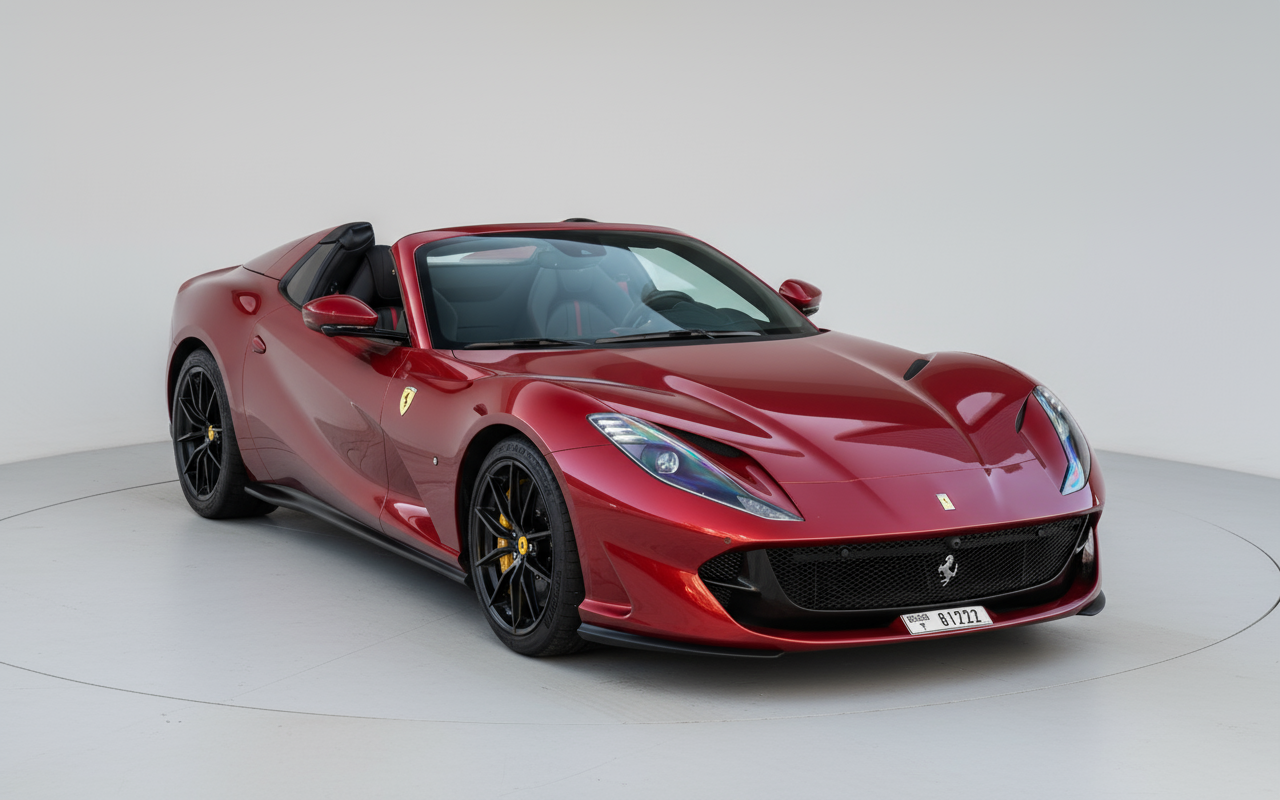 Rent Ferrari 812 GTS 2023 Red or similar DRD Car Rental LLC