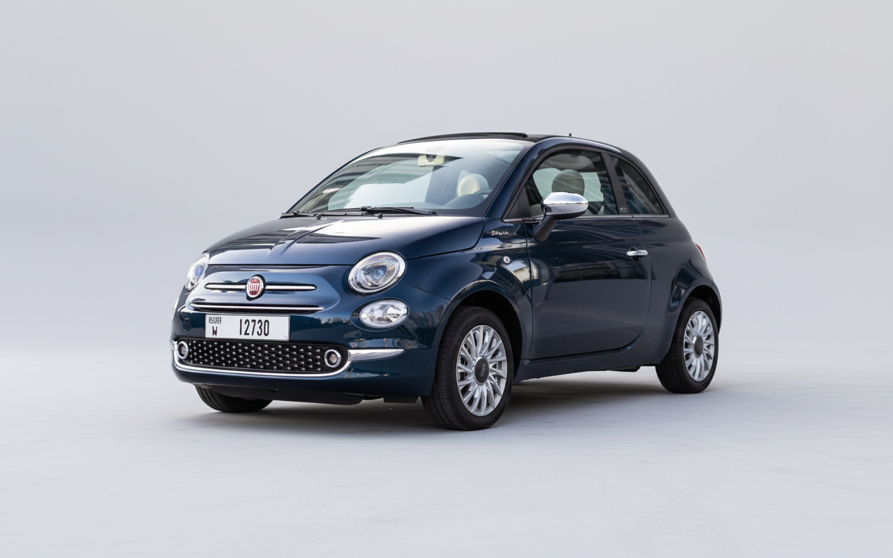 Fiat Dolcevita 500 2022 – Italian Chic Car Rental Dubai