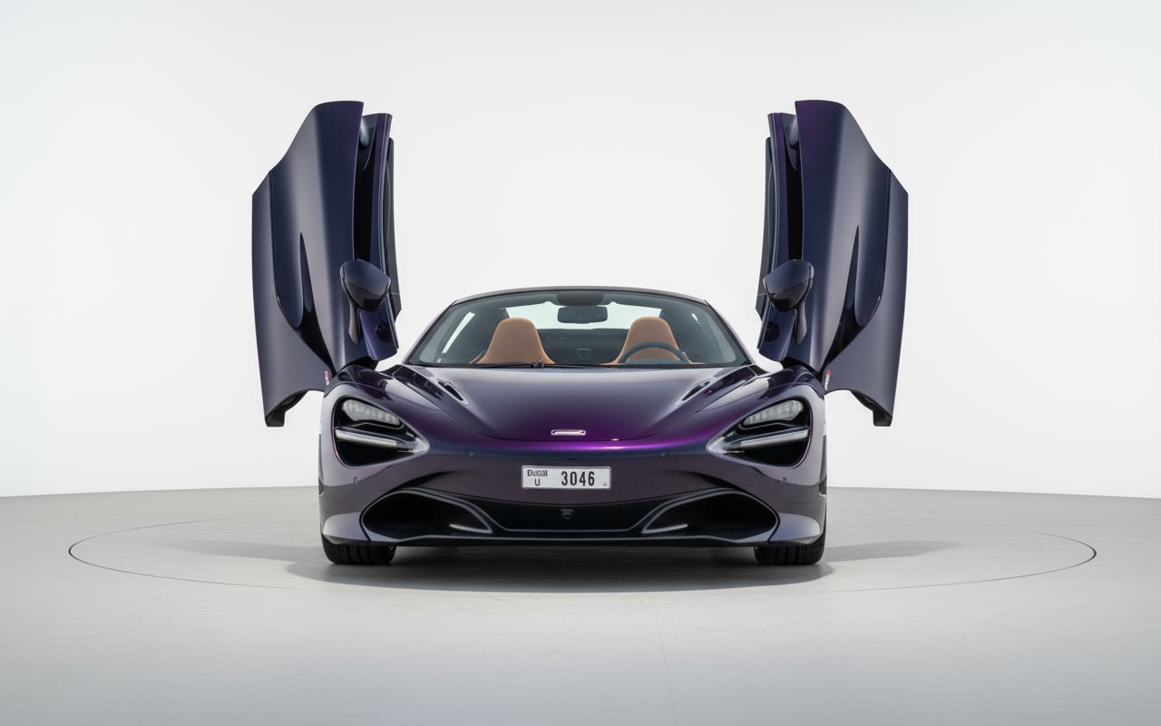Rent McLaren 720S Spider 2023 Black or similar DRD Car Rental LLC