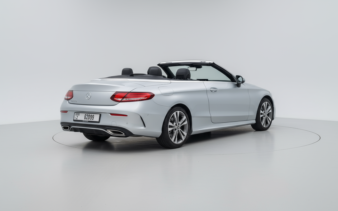 Rent Mercedes-Benz C200 Convertible 2023 Grey or similar DRD Car Rental LLC