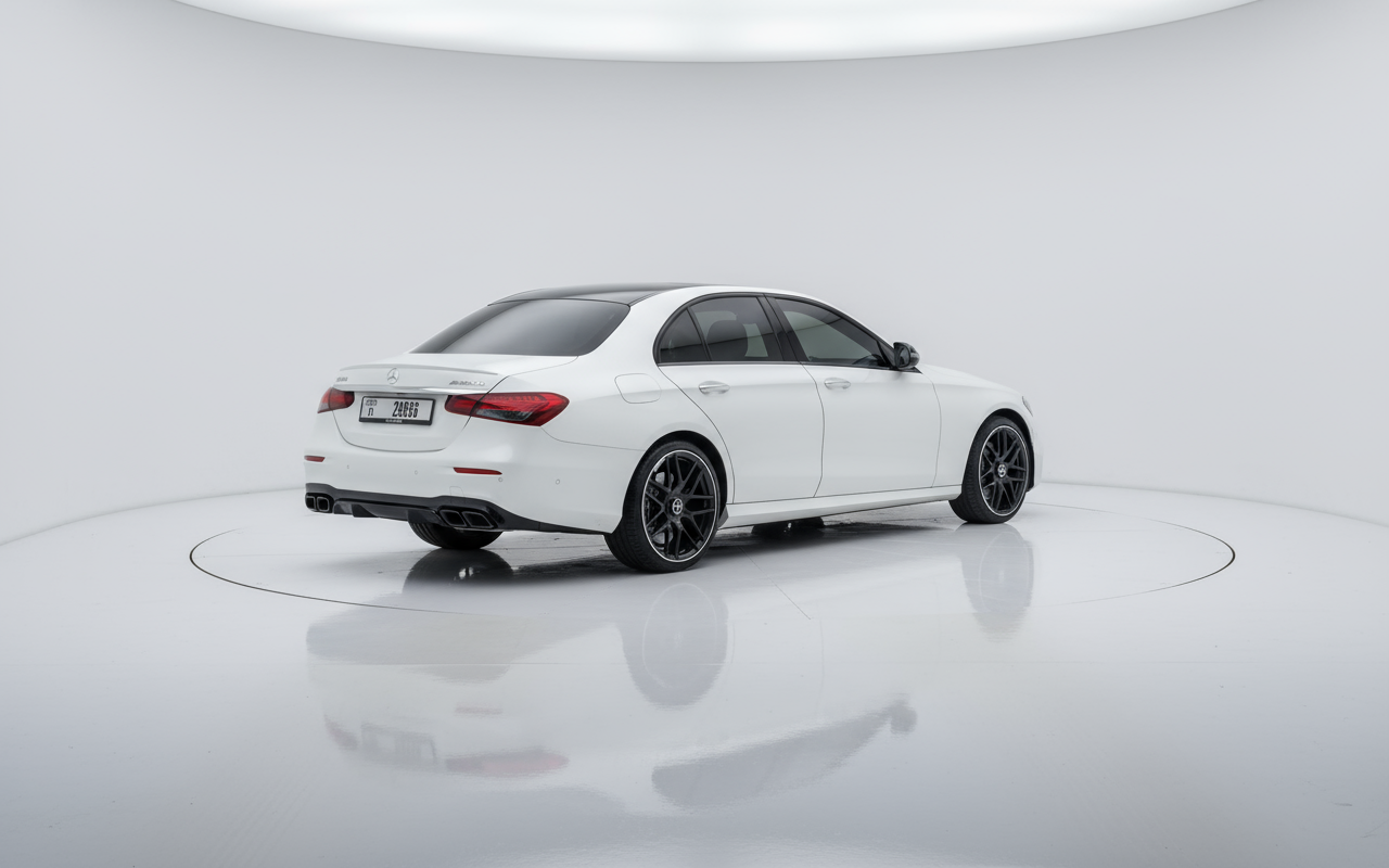 Rent Mercedes-Benz E350 AMG 2023 White or similar DRD Car Rental LLC