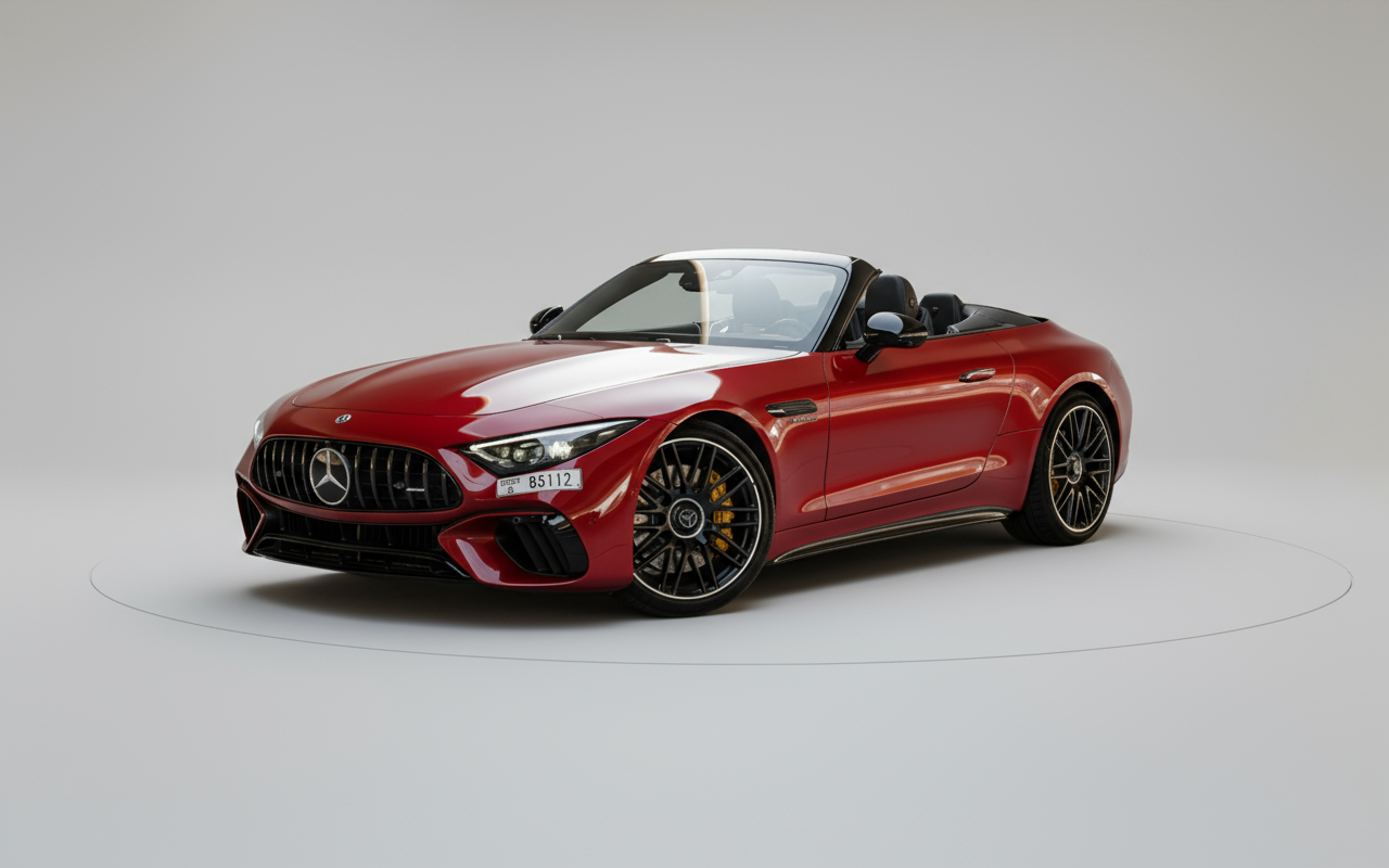 Rent Mercedes-Benz SL63 AMG 2023 Red or similar DRD Car Rental LLC